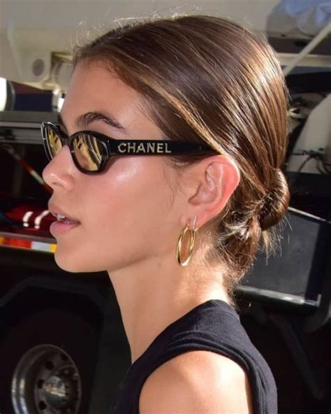 kaia gerber chanel sunglasses